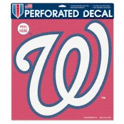 Washington Nationals - 17x17 Perforated Shade Decal