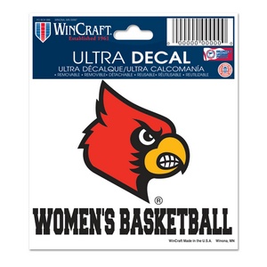 University Louisville Cardinal Logos Sticker