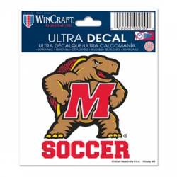 University Of Maryland Terrapins Soccer - 3x4 Ultra Decal