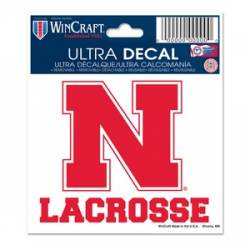 University Of Nebraska Cornhuskers Lacrosse - 3x4 Ultra Decal