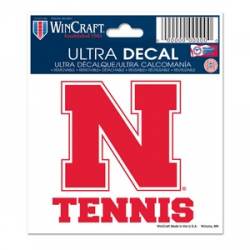 University Of Nebraska Cornhuskers Tennis - 3x4 Ultra Decal