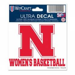 University Of Nebraska Cornhuskers Women's Basketball - 3x4 Ultra Decal