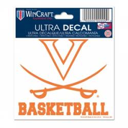 University Of Virginia Cavaliers Basketball - 3x4 Ultra Decal