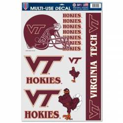 Virginia Tech Hokies - Set of 5 Ultra Decals