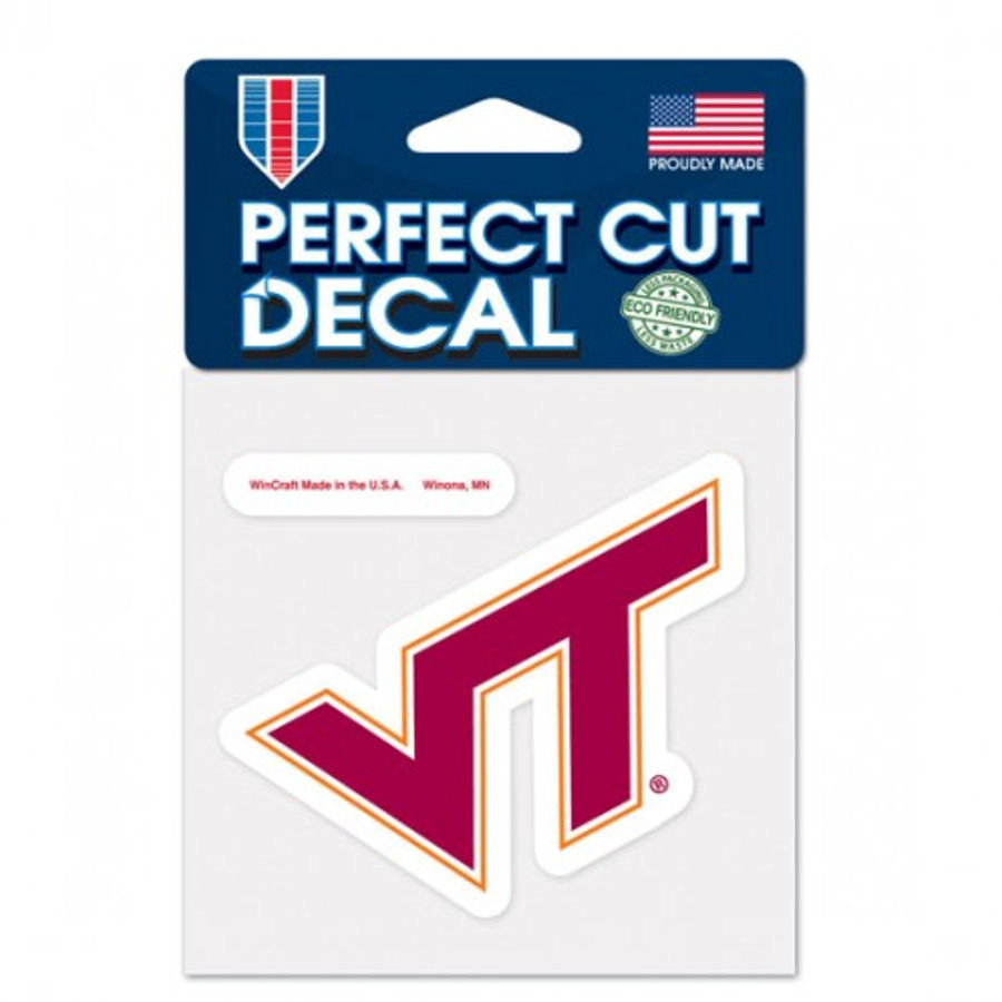 Virginia Tech Hokies - 4x4 Die Cut Decal at Sticker Shoppe