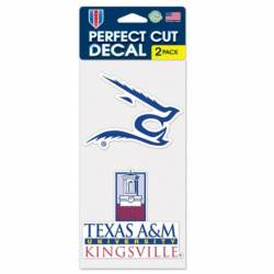 Texas A&M University Kingsville Javelinas - Set of Two 4x4 Die Cut Decals
