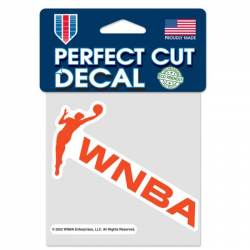 WNBA Women's National Basketball Association Logo - 4x4 Die Cut Decal