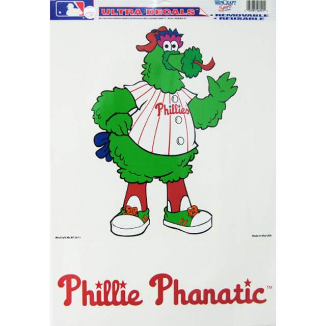 Philadelphia Phillies Phillie Phanatic Mascot - 11x17 Ultra Decal Set at  Sticker Shoppe
