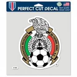 Mexican National Soccer - 8x8 Full Color Die Cut Decal