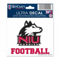 Northern Illinois University Huskies Football - 3x4 Ultra Decal