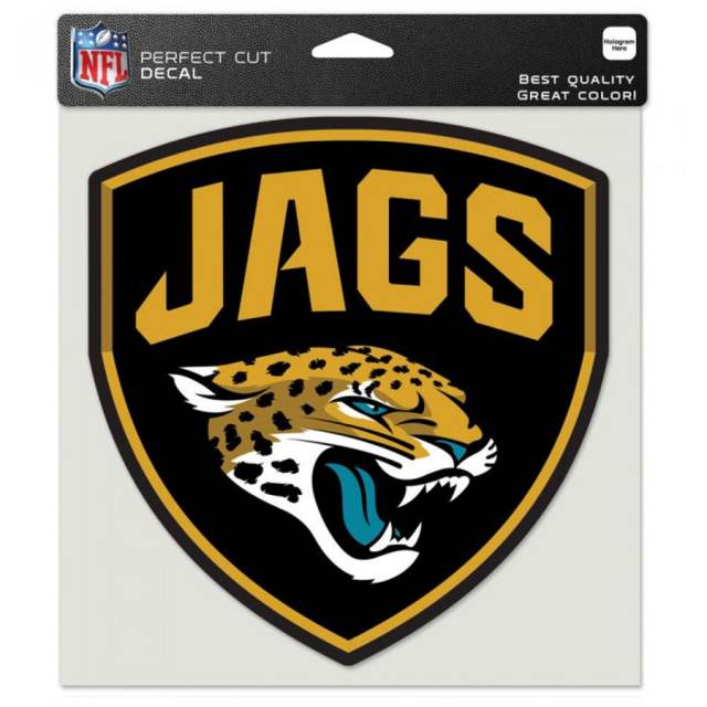 Jacksonville Jaguars Shield Logo - 8x8 Full Color Die Cut Decal at Sticker  Shoppe