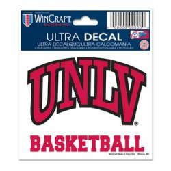 University of Nevada-Las Vegas UNLV Rebels Basketball - 3x4 Ultra Decal