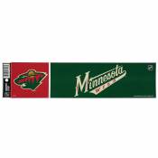 Minnesota Wild - 3x12 Bumper Sticker Strip