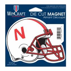 University Of Nebraska Cornhuskers Helmet - 4.5" Die Cut Logo Magnet