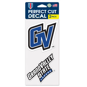 Grand Valley State University Lakers - Set of Two 4x4 Die Cut Decals at ...