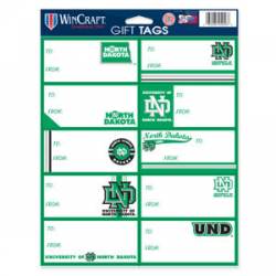 University Of North Dakota Fighting Sioux - Sheet of 10 Gift Tag Labels