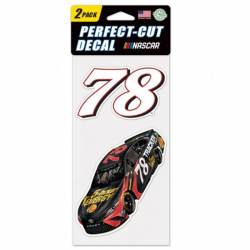 Martin Truex Jr 5-Hour Energy #78 - Set of Two 4x4 Die Cut Decals