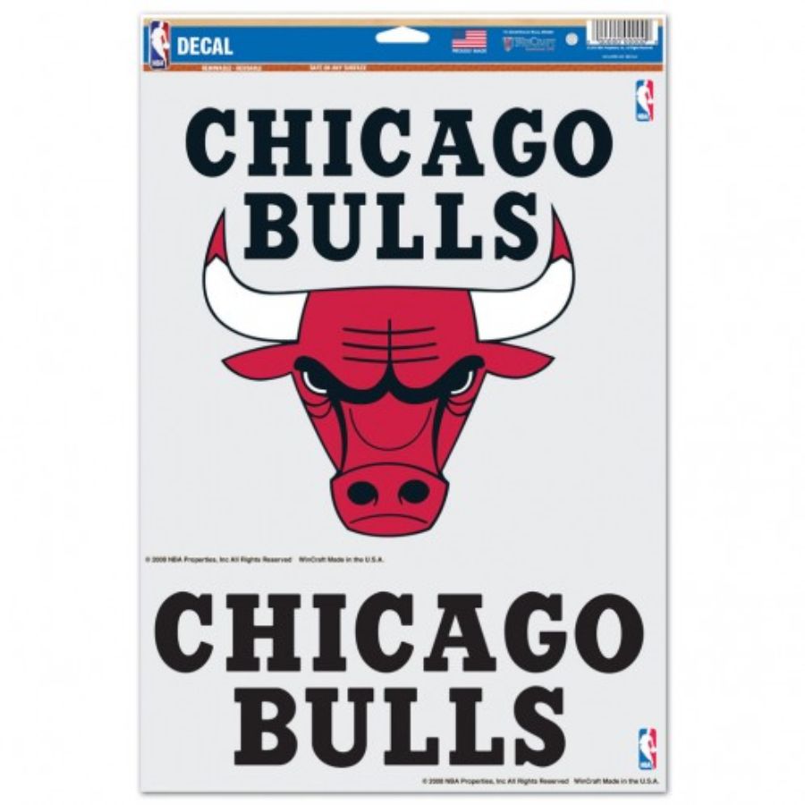 Chicago Bulls - 11x17 Ultra Decal Set at Sticker Shoppe