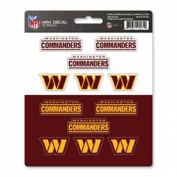 Washington Commanders - Set Of 12 Sticker Sheet