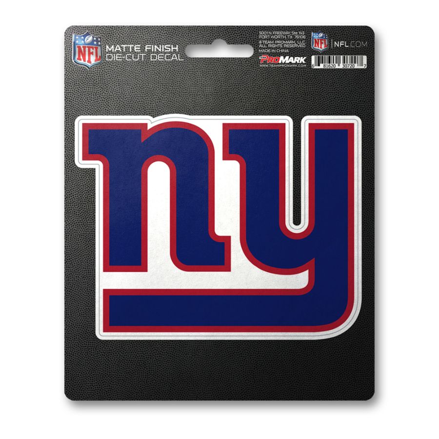 New York Giants - Vinyl Matte Sticker at Sticker Shoppe