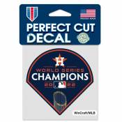 Houston Astros 2022 World Series Champions - 4x4 Die Cut Decal