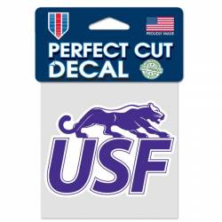 University of Sioux Falls Cougars - 4x4 Die Cut Decal