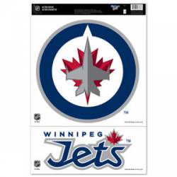 Winnipeg Jets - 11x17 Ultra Decal Set