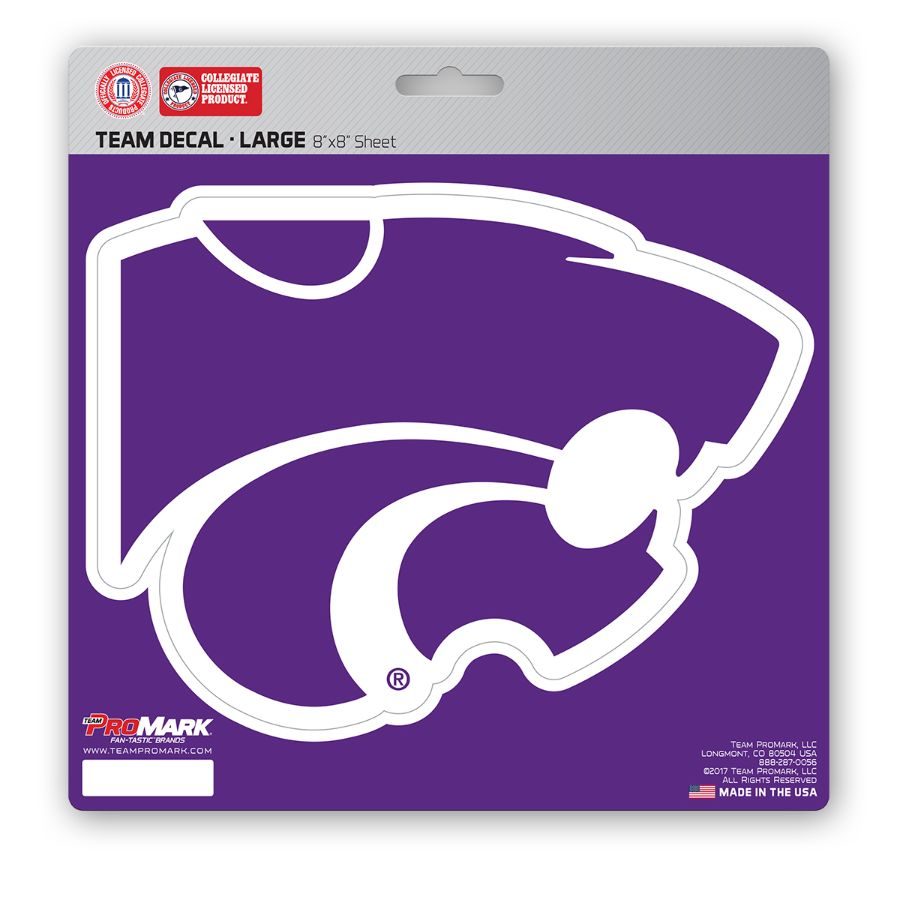 Kansas State University Wildcats Logo - 8x8 Vinyl Sticker at Sticker Shoppe