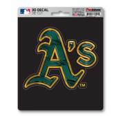 Oakland Athletics - 3D Vinyl Sticker