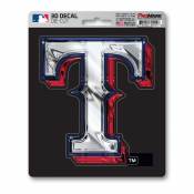 Texas Rangers - 3D Vinyl Sticker