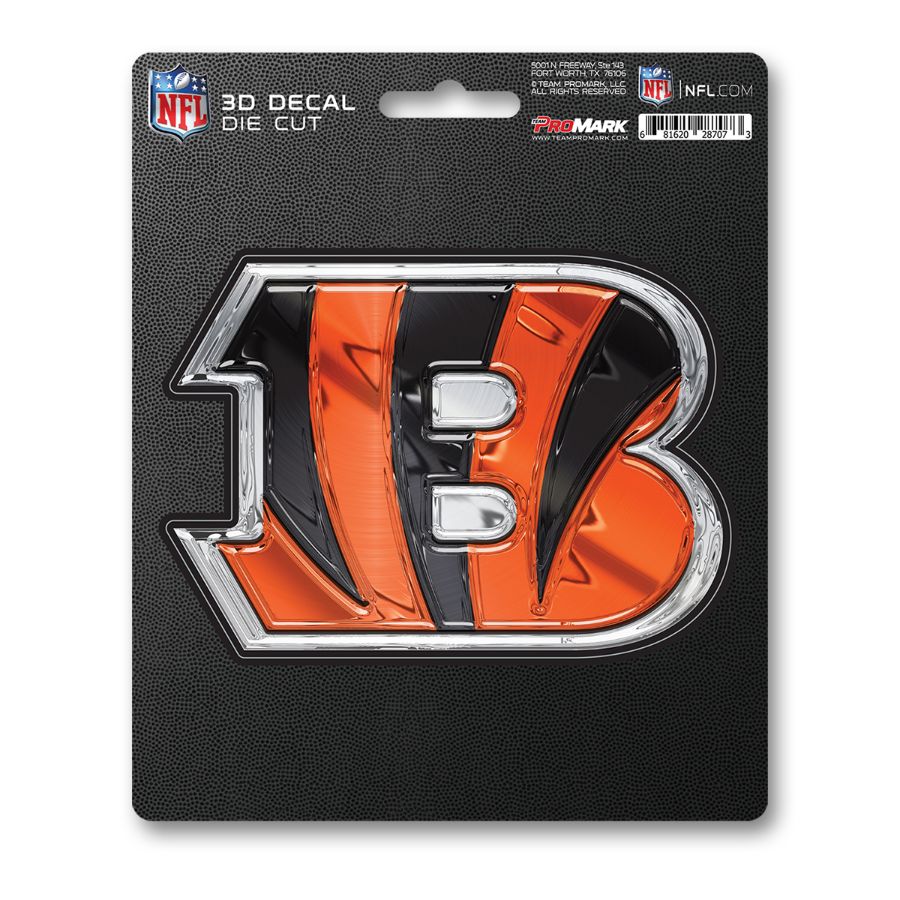 Cincinnati Bengals - 3D Vinyl Sticker At Sticker Shoppe