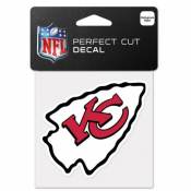 Kansas City Chiefs Logo - 4x4 Die Cut Decal