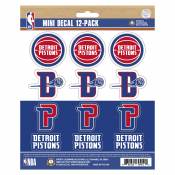 Detroit Pistons - Set Of 12 Sticker Sheet