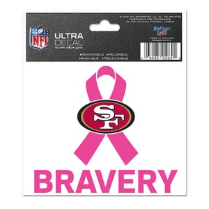 San Francisco 49ers Breast Cancer Awareness Bravery - 3x4 Ultra