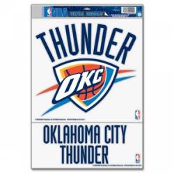Oklahoma City Thunder - 11x17 Ultra Decal Set