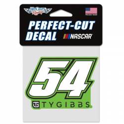 Ty Gibbs #54 Green - 4x4 Die Cut Decal