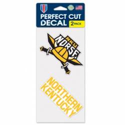 Northern Kentucky University Norse - Set of Two 4x4 Die Cut Decals