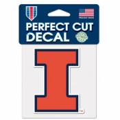 University Of Illinois Fighting Illini - 4x4 Die Cut Decal