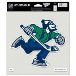 Vancouver Canucks Skating Retro - 8x8 Full Color Die Cut Decal