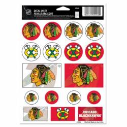 Chicago Blackhawks - 5x7 Sticker Sheet