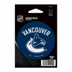 Vancouver Canucks - 3x3 Round Vinyl Sticker