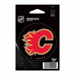 Calgary Flames - 3x3 Round Vinyl Sticker