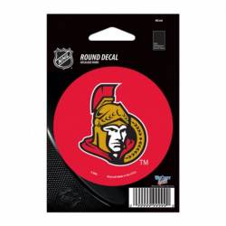 Ottawa Senators - 3x3 Round Vinyl Sticker