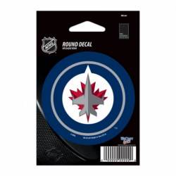 Winnipeg Jets - 3x3 Round Vinyl Sticker