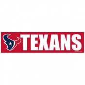 Houston Texans - 3x12 Bumper Sticker Strip