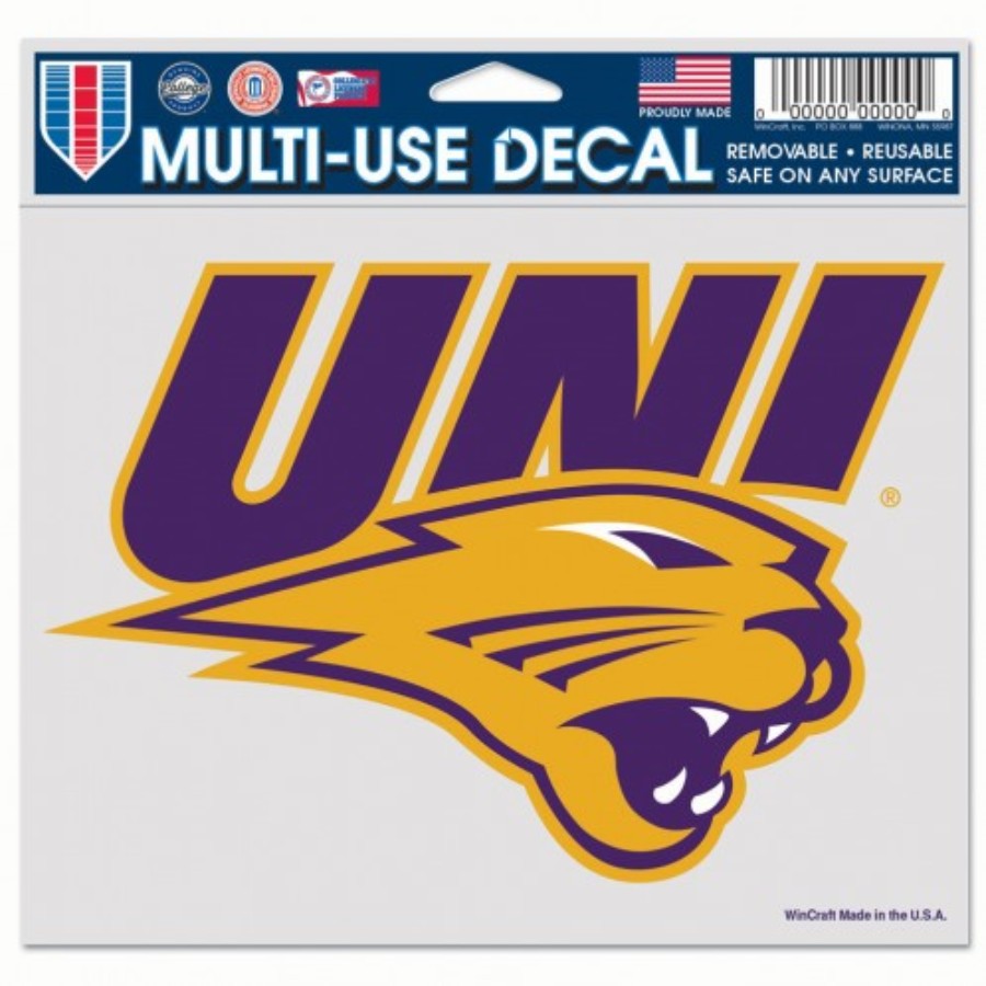 University Of Northern Iowa Panthers - 5x6 Ultra Decal at Sticker Shoppe