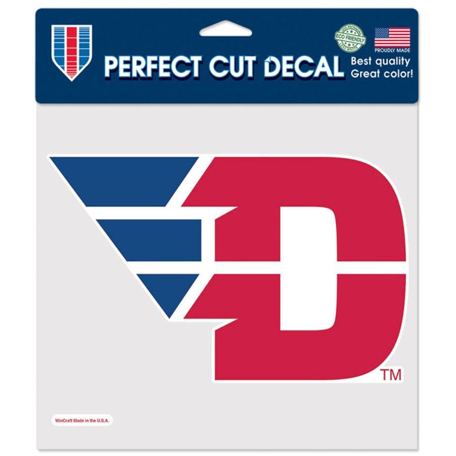 University Of Dayton Flyers - 8x8 Full Color Die Cut Decal at Sticker ...