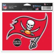 Tampa Bay Buccaneers Flag Logo - 4.5x5.75 Die Cut Ultra Decal