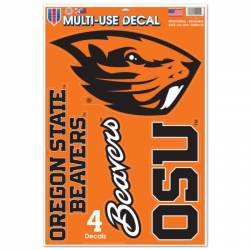 Oregon State University Beavers - Set Of 4 Ultra Decals