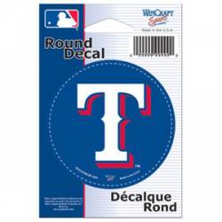 Texas Rangers - 3x3 Round Vinyl Sticker